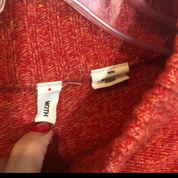 Anthropologie Moth Floating Sparks Wool Cardigan M - Picture 2 of 5